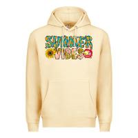Pina Colada Summer Vibes Premium Hoodie - CowhideDigitalArt