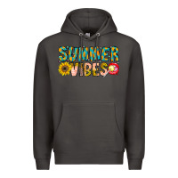 Smoke Summer Vibes Premium Hoodie - CowhideDigitalArt
