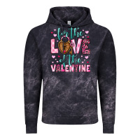 Cloud Black for the love of the valentine Vintage Hoodie - OliviaCreatesArt
