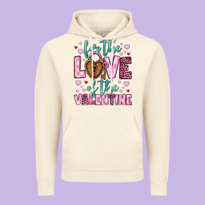 For The Love Of The Valentine Vintage Hoodie Designed By Oliviacreatesart