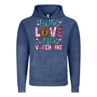 Vintage Denim for the love of the valentine Vintage Hoodie - OliviaCreatesArt