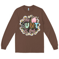 Chestnut Easter Day The hunt is on Long Sleeve Tee - OliviaCreatesArt