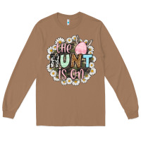 Toasted Coconut Easter Day The hunt is on Long Sleeve Tee - OliviaCreatesArt