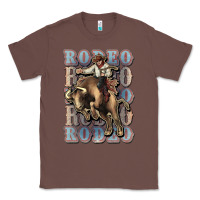 Chestnut Rodeo Cowboy bull western Classic Tee - HowdyJamesFarm