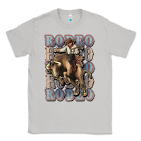Moon Dust Rodeo Cowboy bull western Classic Tee - HowdyJamesFarm