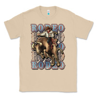 Mushroom Rodeo Cowboy bull western Classic Tee - HowdyJamesFarm