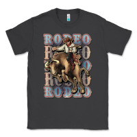 Smoke Rodeo Cowboy bull western Classic Tee - HowdyJamesFarm