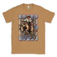 Toasted Coconut Rodeo Cowboy bull western Classic Tee - HowdyJamesFarm