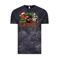 Cloud Black all the jingle ladies Vintage Tee - CowGirlArtShop