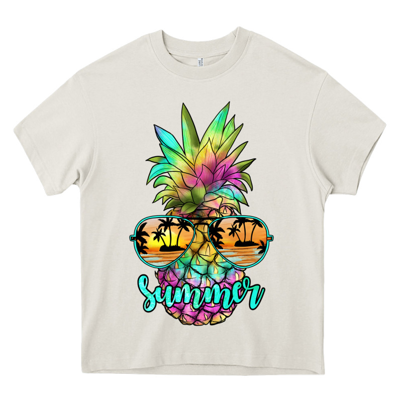 Tie Dye Pineapple, Summer Heavy Core Tee by JahusDesignShop | Teevron