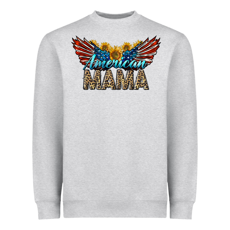 Western American Mama With Sunflowers Heavyweight Sweatshirt by LillyAllenDesigns | Teevron