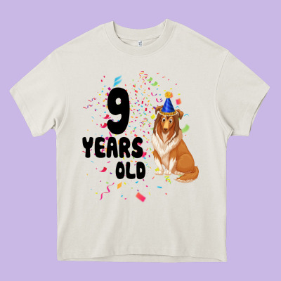 9 Years Old Heavy Core Tee Designed By Bettercallsaul