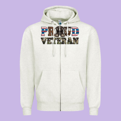 Armed Forces Day Proud Veteran Zipper Hoodie Designed By Artiststas