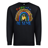 Black different is ausome Premium Sweatshirt - BarkalooDesign