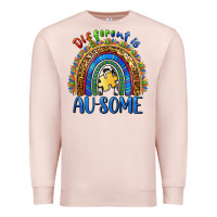Pale Pink different is ausome Premium Sweatshirt - BarkalooDesign