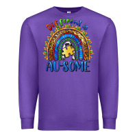 Purple different is ausome Premium Sweatshirt - BarkalooDesign