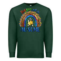 Sports Green different is ausome Premium Sweatshirt - BarkalooDesign
