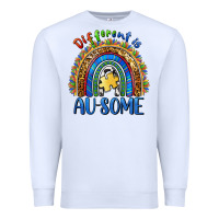 White different is ausome Premium Sweatshirt - BarkalooDesign