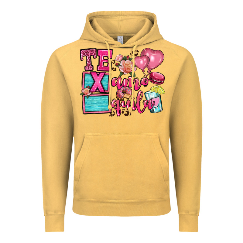 Te Quila Te Amo Vintage Hoodie by OliviaCreatesArt | Teevron