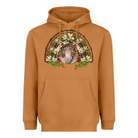 Meerkat merino wool ram lily rainbow Heavyweight Hoodie - BarkalooDesign