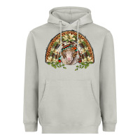 Moon Dust merino wool ram lily rainbow Heavyweight Hoodie - BarkalooDesign