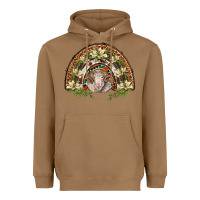 Toasted Coconut merino wool ram lily rainbow Heavyweight Hoodie - BarkalooDesign