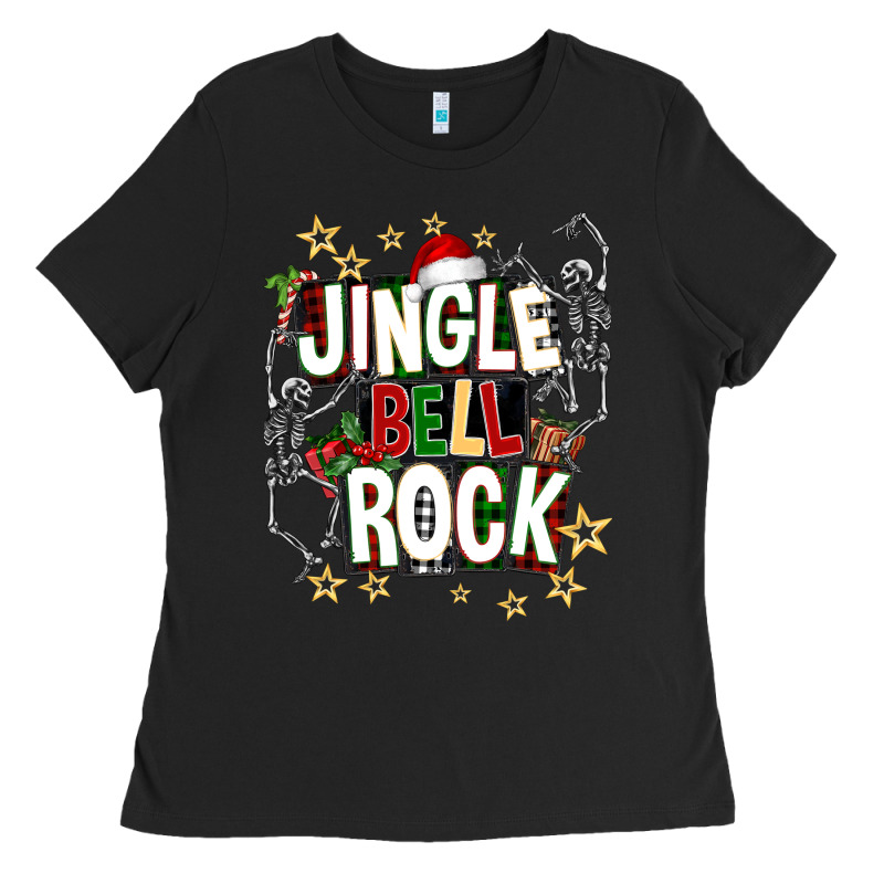 Jingle Bell Rock Ladies Tee by NancyCooperArtShop | Teevron