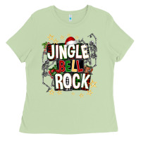Matcha Jingle bell rock Ladies Tee - NancyCooperArtShop