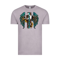 Vintage Zinc western wings cross blessed Vintage Tee - RanaPortraitStore
