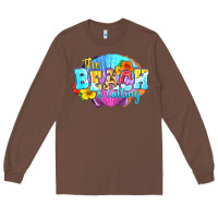 Chestnut The beach is calling Long Sleeve Tee - FaDigitalArtStudio