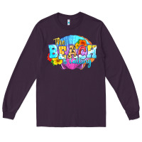 Plum The beach is calling Long Sleeve Tee - FaDigitalArtStudio
