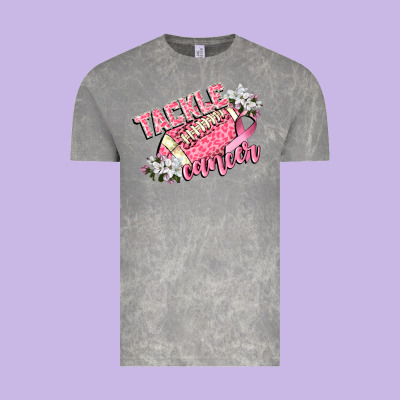Tackle Cancer Vintage Tee Designed By Cowgirlartshop