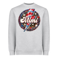 Heather Grey Western Mimi Patriotic Heavyweight Sweatshirt - LillyAllenDesigns