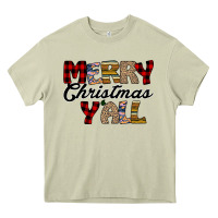 Mossy Merry Christmas Y'all Heavy Core Tee - Bettercallsaul