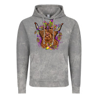 Cloud Rock mardi gras cow Vintage Hoodie - OliviaCreatesArt