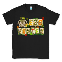Black Egg hunter with camouflage plate letters Easter Classic Tee - HowdyJamesFarm
