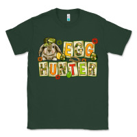 Sports Green Egg hunter with camouflage plate letters Easter Classic Tee - HowdyJamesFarm