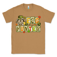 Toasted Coconut Egg hunter with camouflage plate letters Easter Classic Tee - HowdyJamesFarm