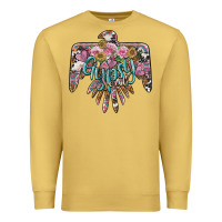 Antique Gold gypsy soul thunderbird Premium Sweatshirt - BarkalooDesign