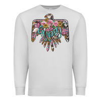 Dove Grey gypsy soul thunderbird Premium Sweatshirt - BarkalooDesign