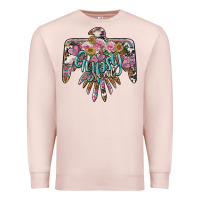 Pale Pink gypsy soul thunderbird Premium Sweatshirt - BarkalooDesign