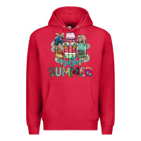 Cardinal Hello Summer Premium Hoodie - CowhideDigitalArt