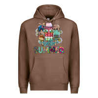 Chestnut Hello Summer Premium Hoodie - CowhideDigitalArt