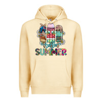 Pina Colada Hello Summer Premium Hoodie - CowhideDigitalArt