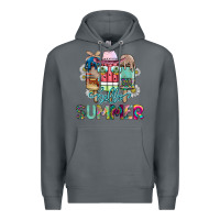 Rock Hello Summer Premium Hoodie - CowhideDigitalArt