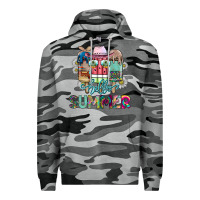 Slate Camo Hello Summer Premium Hoodie - CowhideDigitalArt