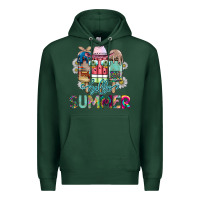 Sports Green Hello Summer Premium Hoodie - CowhideDigitalArt