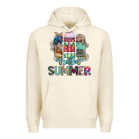 Tofu Hello Summer Premium Hoodie - CowhideDigitalArt