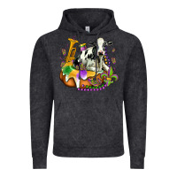 Vintage Black holstein mardi gras Vintage Hoodie - OliviaCreatesArt