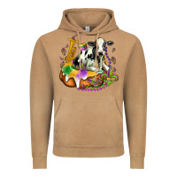 Vintage Camel holstein mardi gras Vintage Hoodie - OliviaCreatesArt